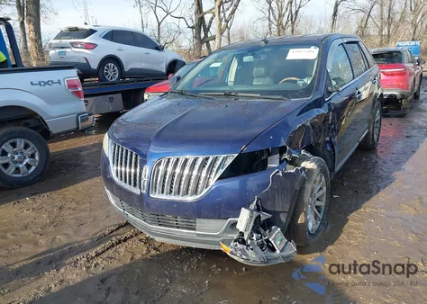 2011 Lincoln Mkx z USA, uszkodzony, nr VIN 2LMDJ8JK3BBJ08420